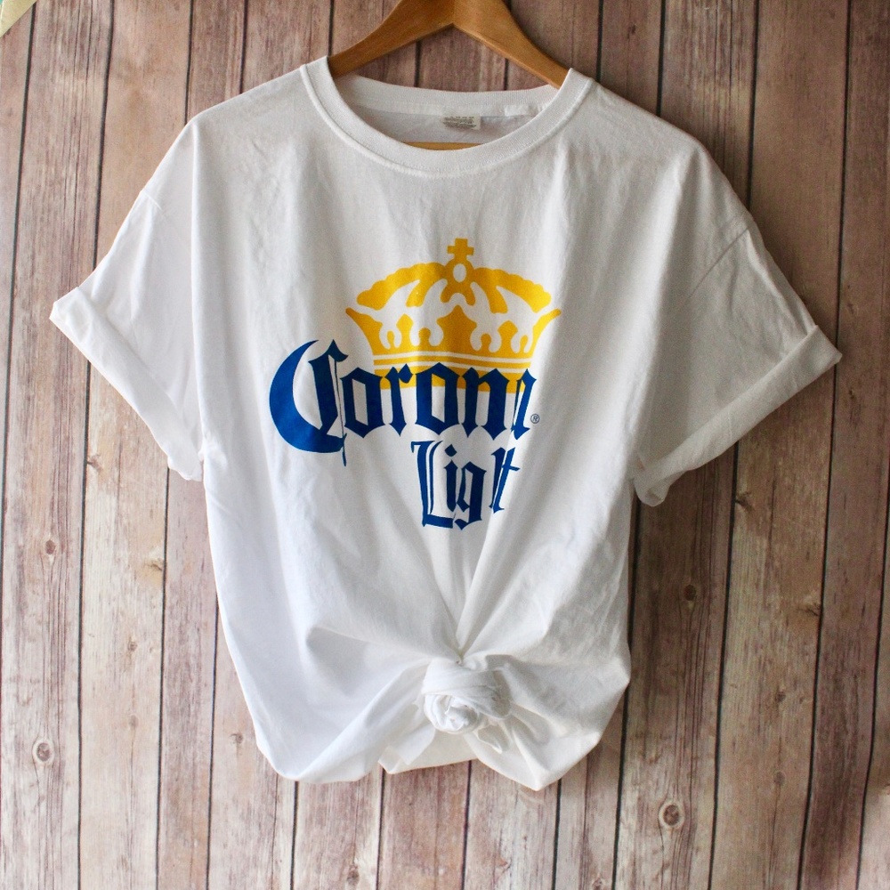 Vintage Corona Light Graphic T-shirt